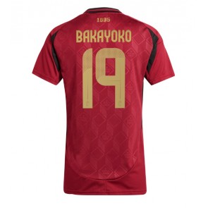 Belgien Johan Bakayoko #19 Hemmatröja Kvinnor EM 2024 Kortärmad